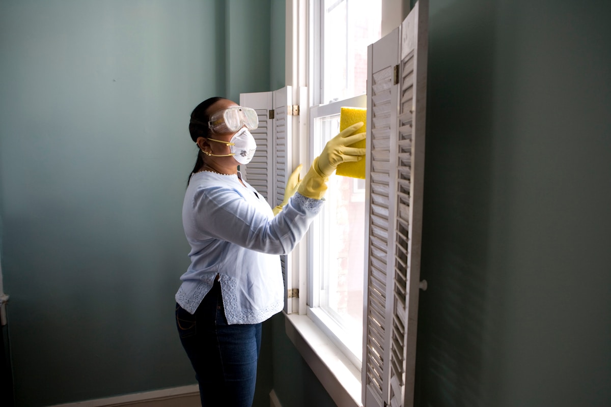 Professional conducting property verification inspection